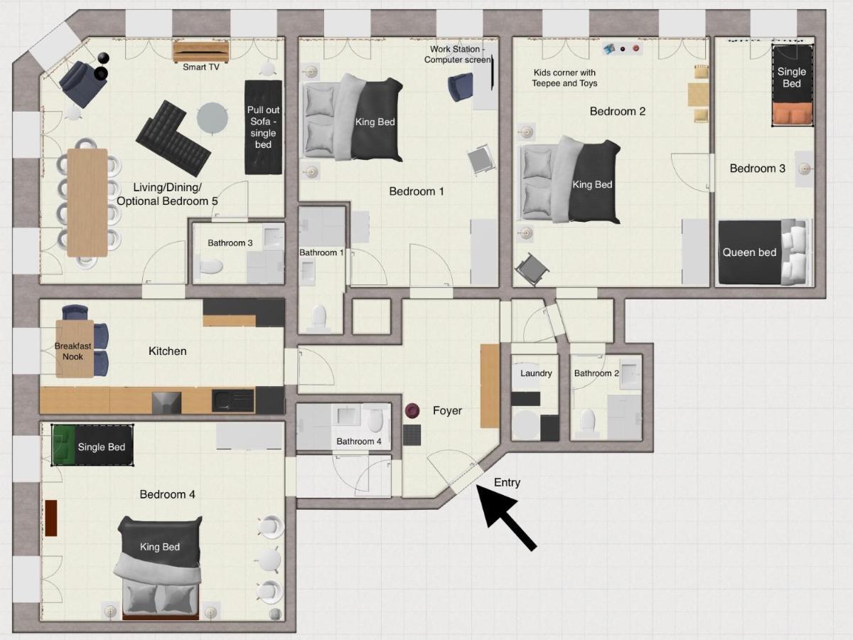 Big Apartment 비엔나 외부 사진
